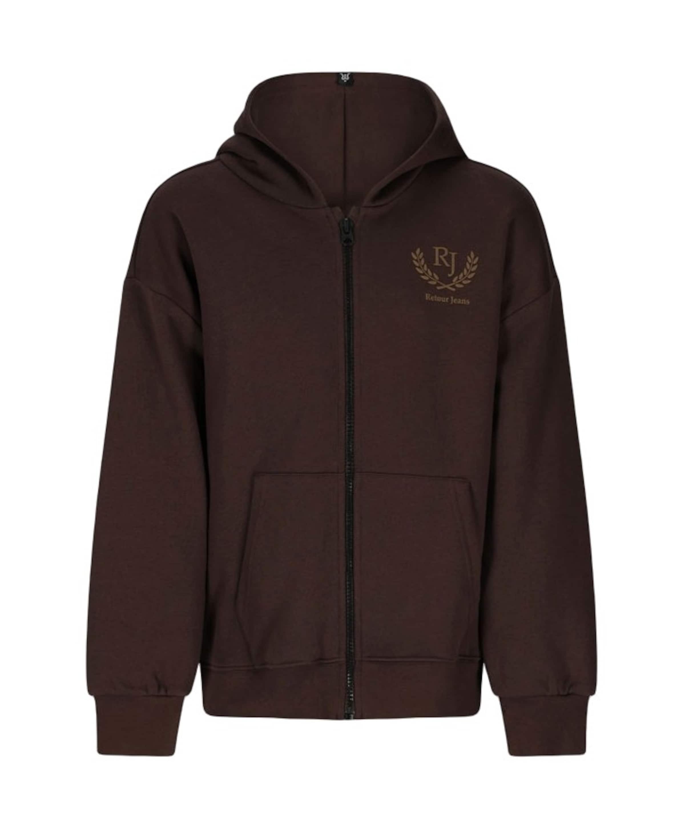 Retour Jongens vest bruin