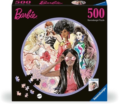 Ravensburger Rundt Barbie Puslespill 500 Brikker