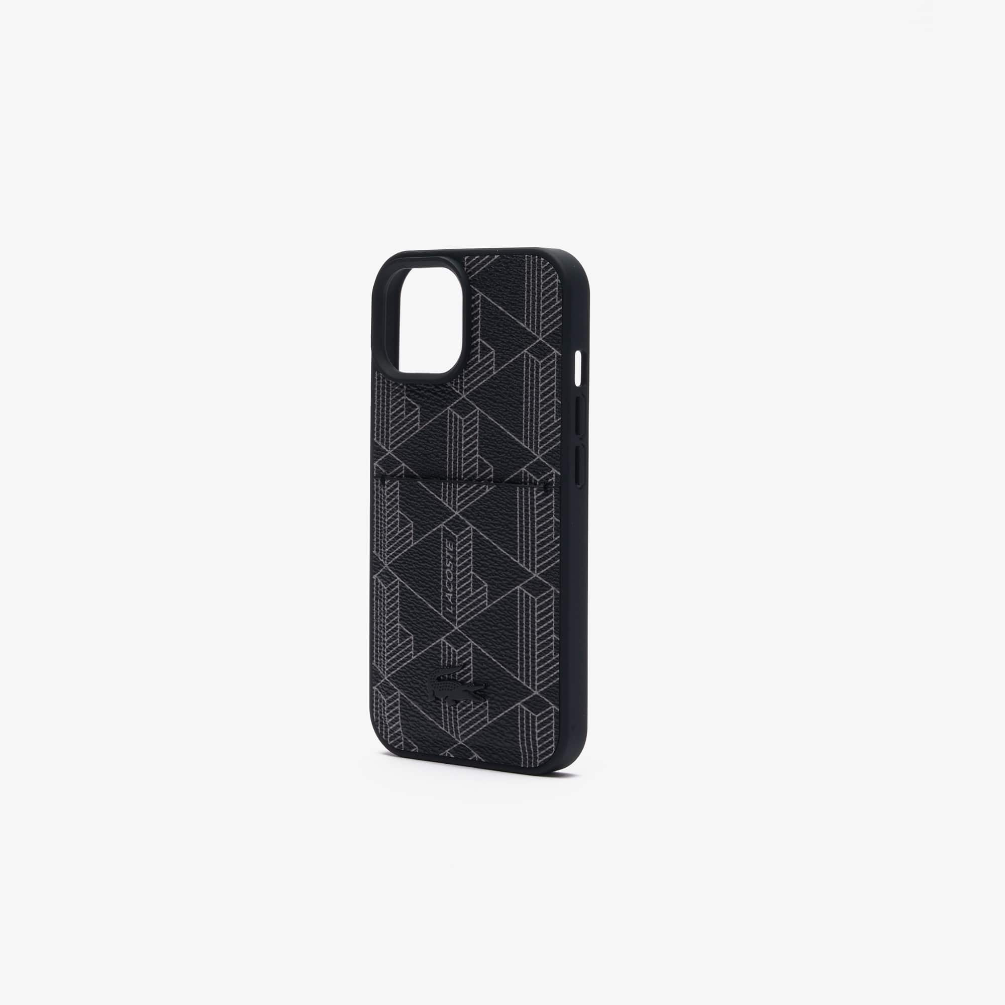 Coque iPhone 15 The Blend imprimé crocodile Coques iPhone - Noir - Lacoste - Unisex
