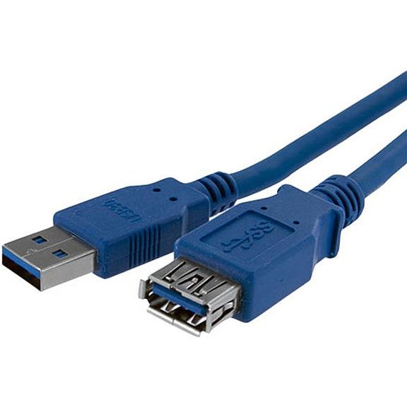 StarTech.com Câble d'extension bleu SuperSpeed USB 3.0 A vers A 1 m - M/F
