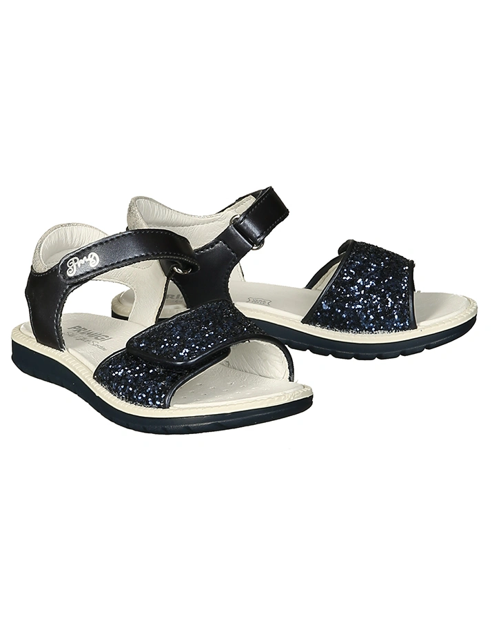Sandalen VIOLA mit Glitter in dunkelblau