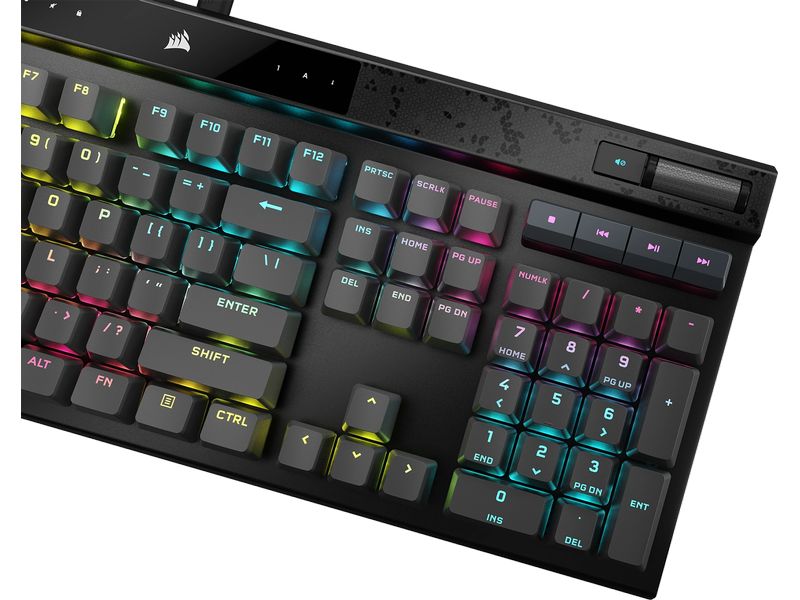 Corsair Gaming-Tastatur K70 MAX RGB Magnetisch-mechanische RGB-Gaming-Tastatur mit anpassbaren Corsair MGX-Schaltern