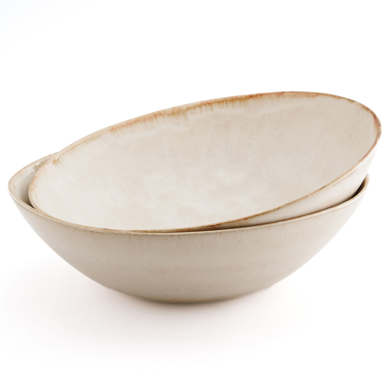 Bazar Bizar 2 Plats Cascais blancs - D.27 cm