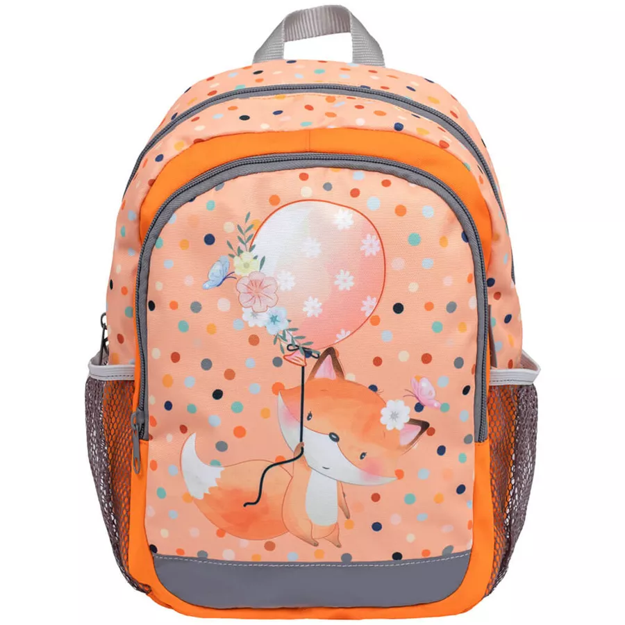 Belmil Kindergartenrucksack Kiddy Plus Kindergartenrucksack für 3-6 Jährige Kinder mit Brustgurt Cute Foxy