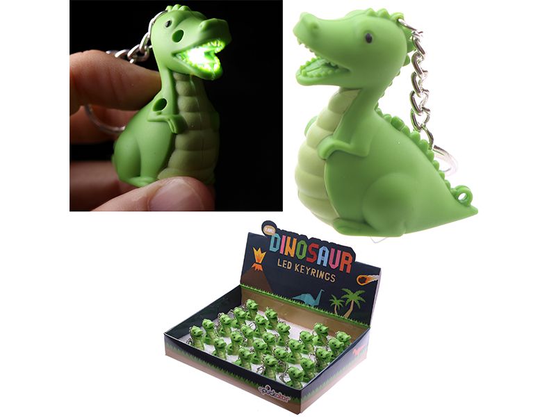 Roost Schlüsselanhänger Dinosaurier LED-Schlüsselanhänger
