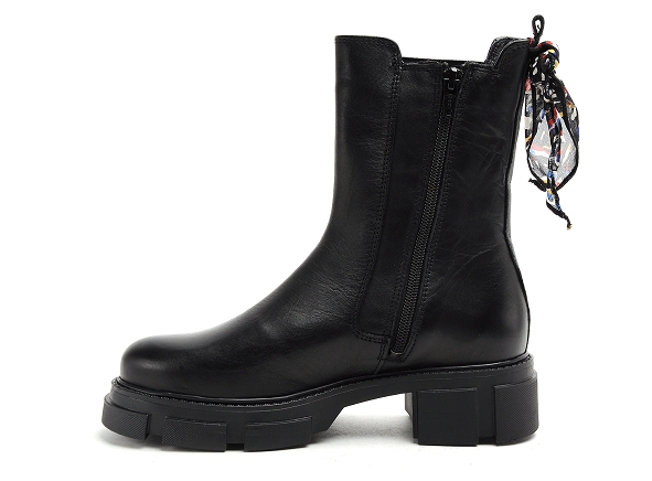 Goodstep boots bottine plates femme berry 3623 noir
