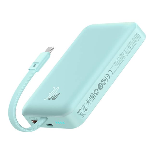 Powerbank Baseus Magnetic Mini 10000mAh, USB-C 30W MagSafe (blå)