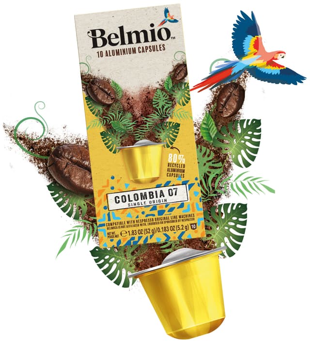 Belmio Driving you Hazelnuts kaffekapsler til Nespresso (10 pakker)