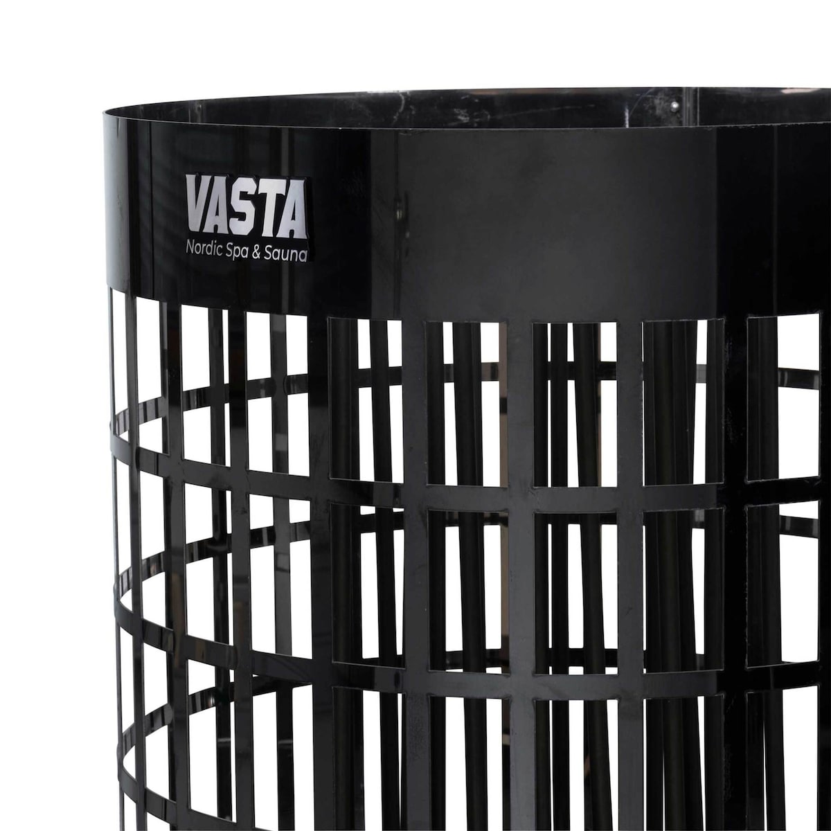 Vasta Elektrisk Badstuovn Ignite 8kw, fast kontroll, 7-12m3, svart stål