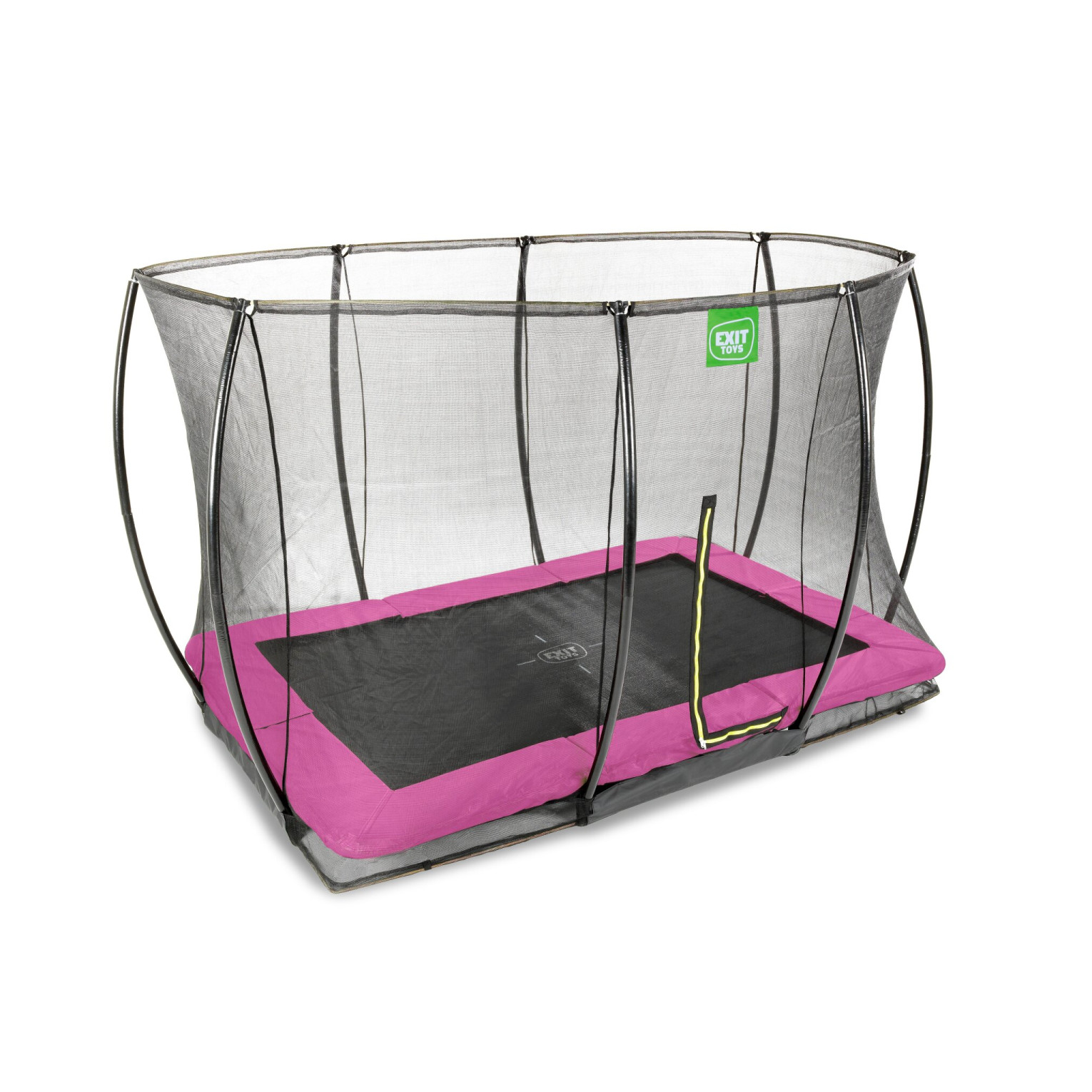 EXIT Silhouette inground trampoline 244x366cm met veiligheid