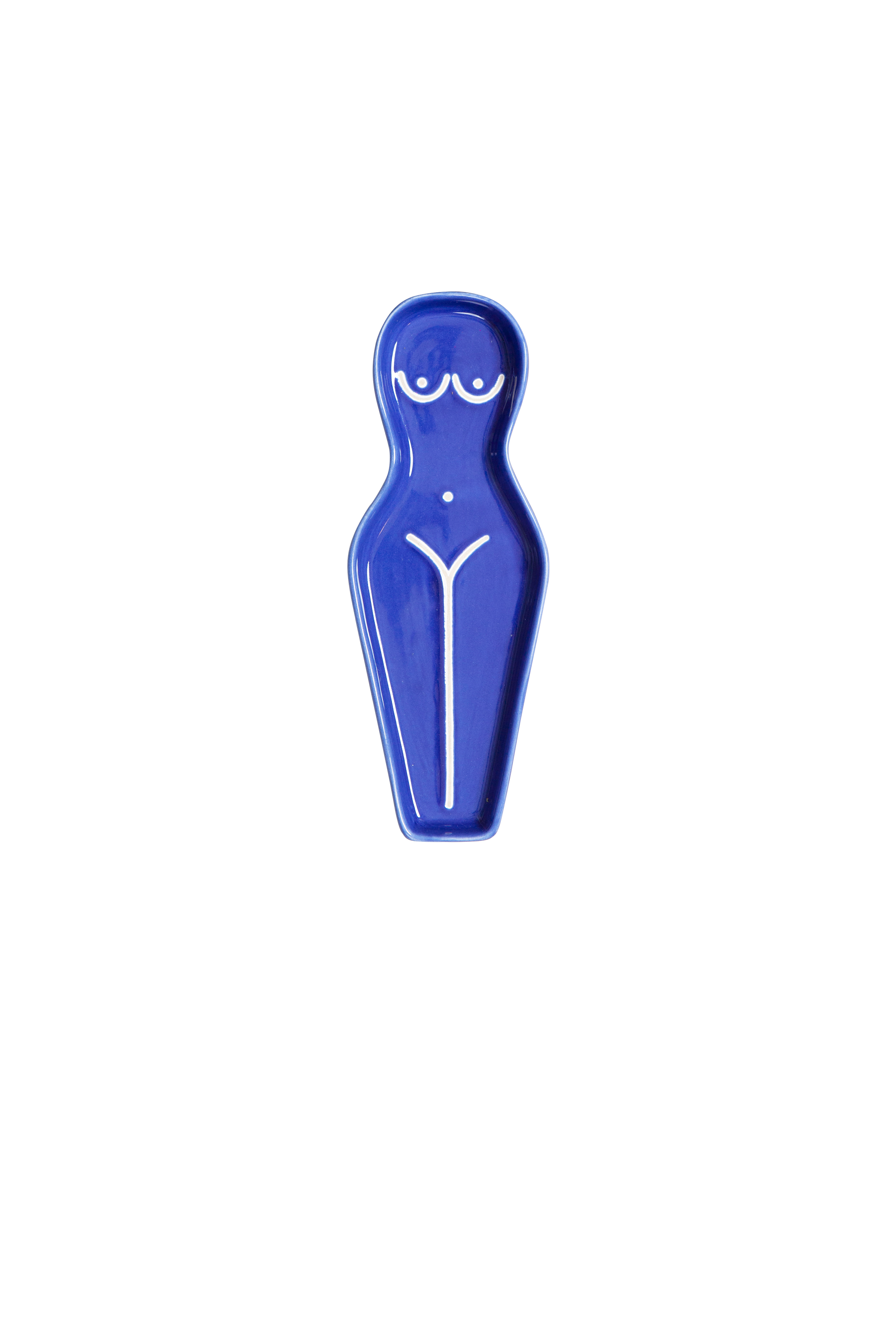 DOIY Repose-cuillère Body Bleu