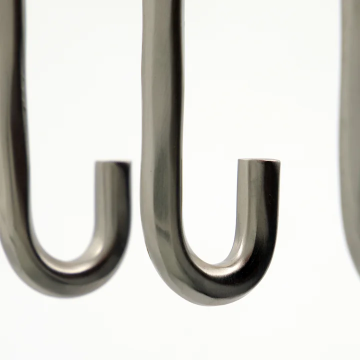 House Doctor - Welo 3er-Wandhaken, silber gebürstetes