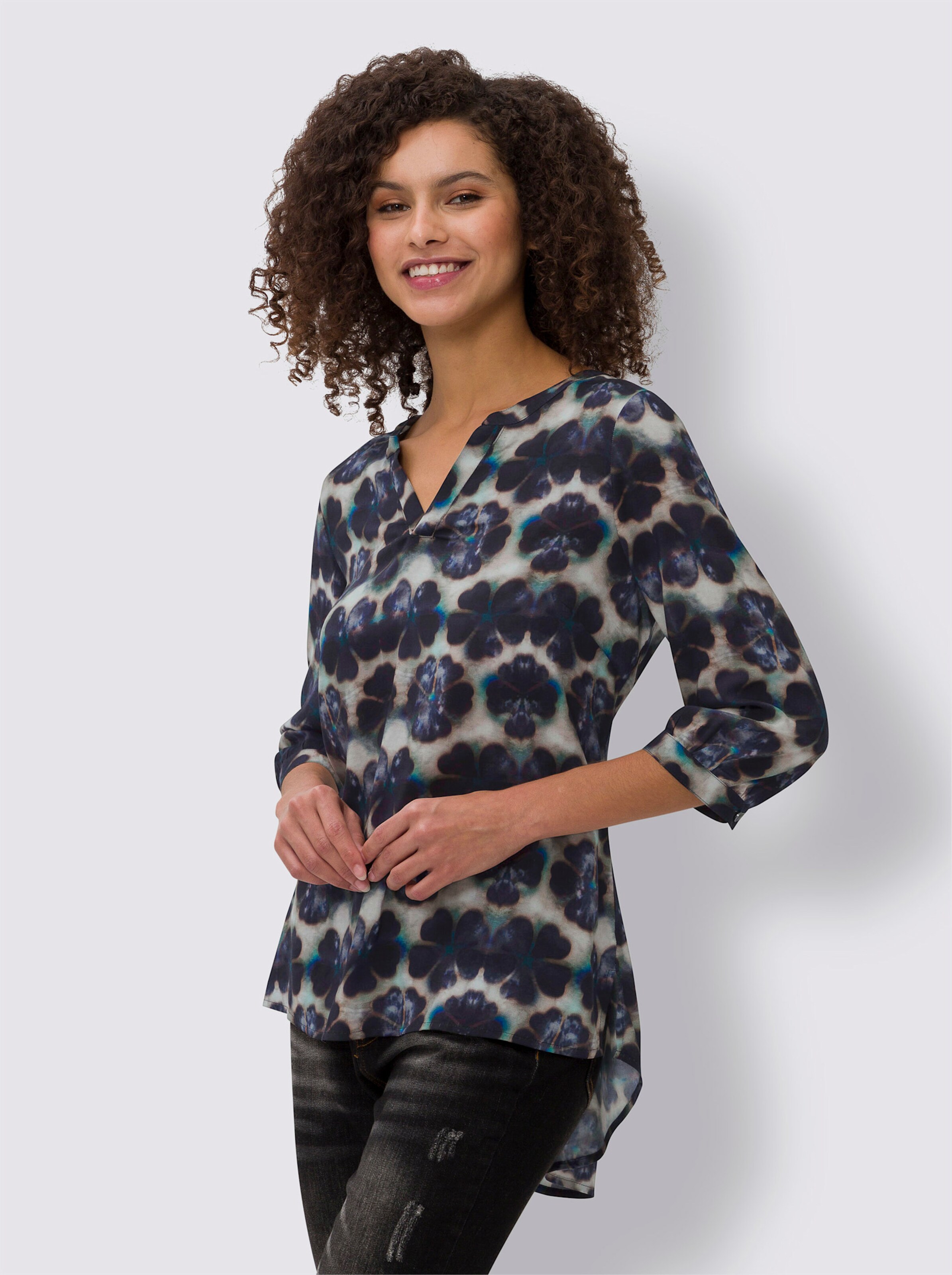 Druckbluse