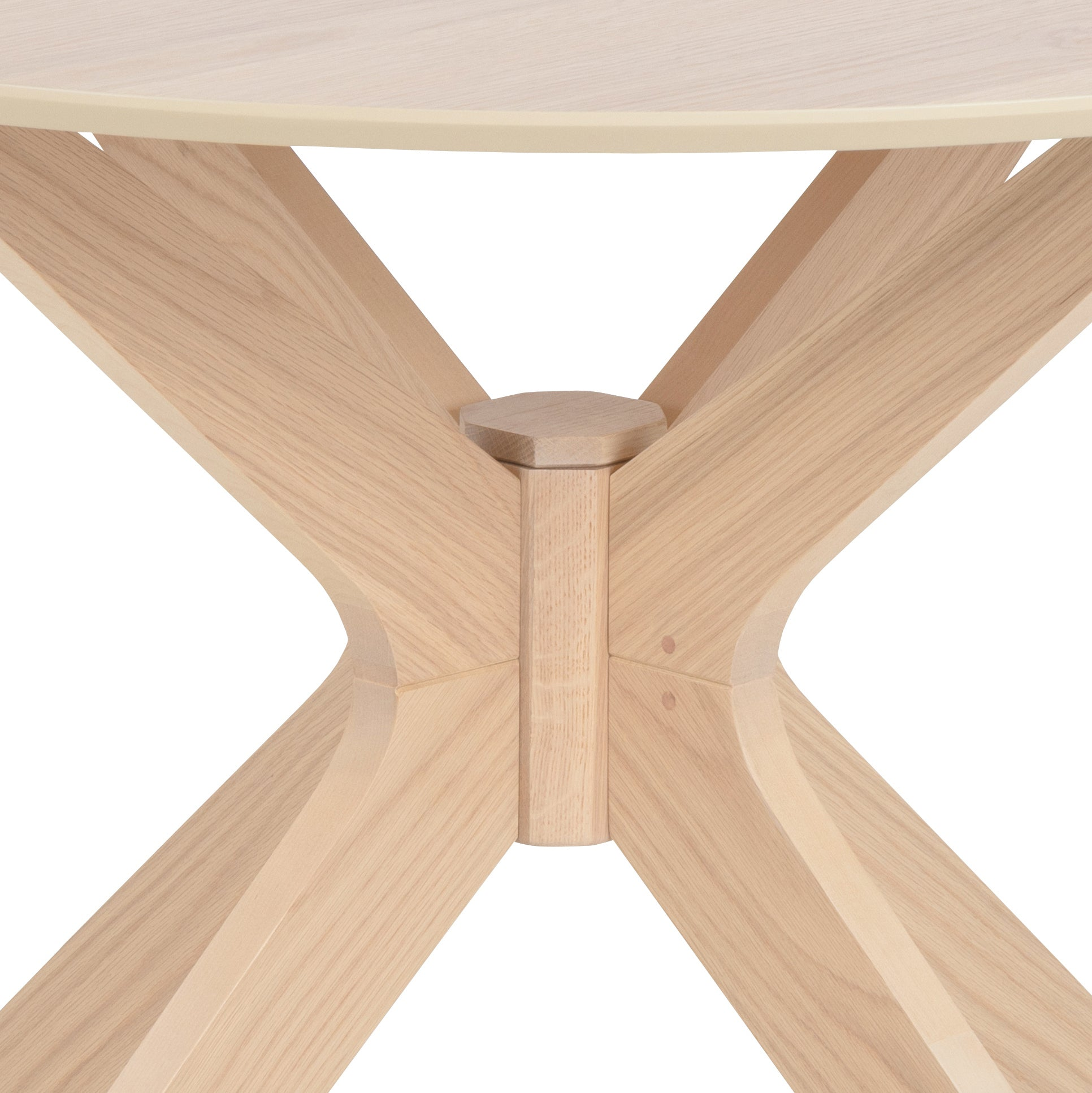 Glasgow Eetkamertafel - Ø105 cm - Eiken