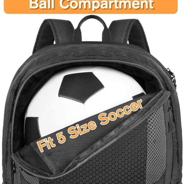 INF Fotballryggsekk med ballrom