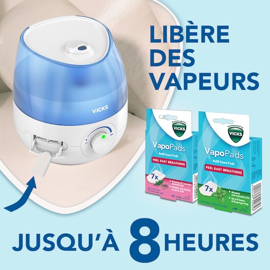 Cool Mist Mini Humidificateur à Ultrasons   de               Vicks