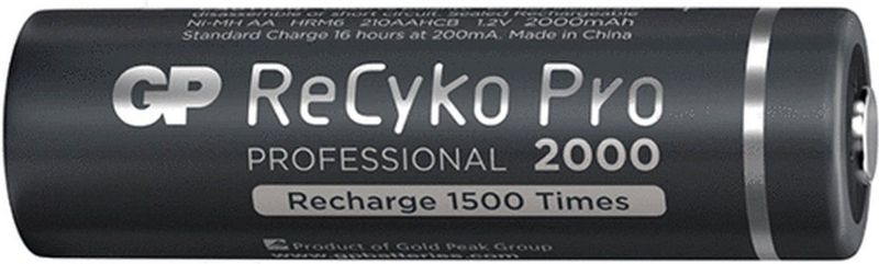 GP 2000 ReCyko Pro Oplaadbare AA / HR06 Ni-Mh Batterij (4 Stuks)