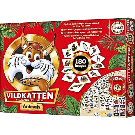 Vildkatten med dyr