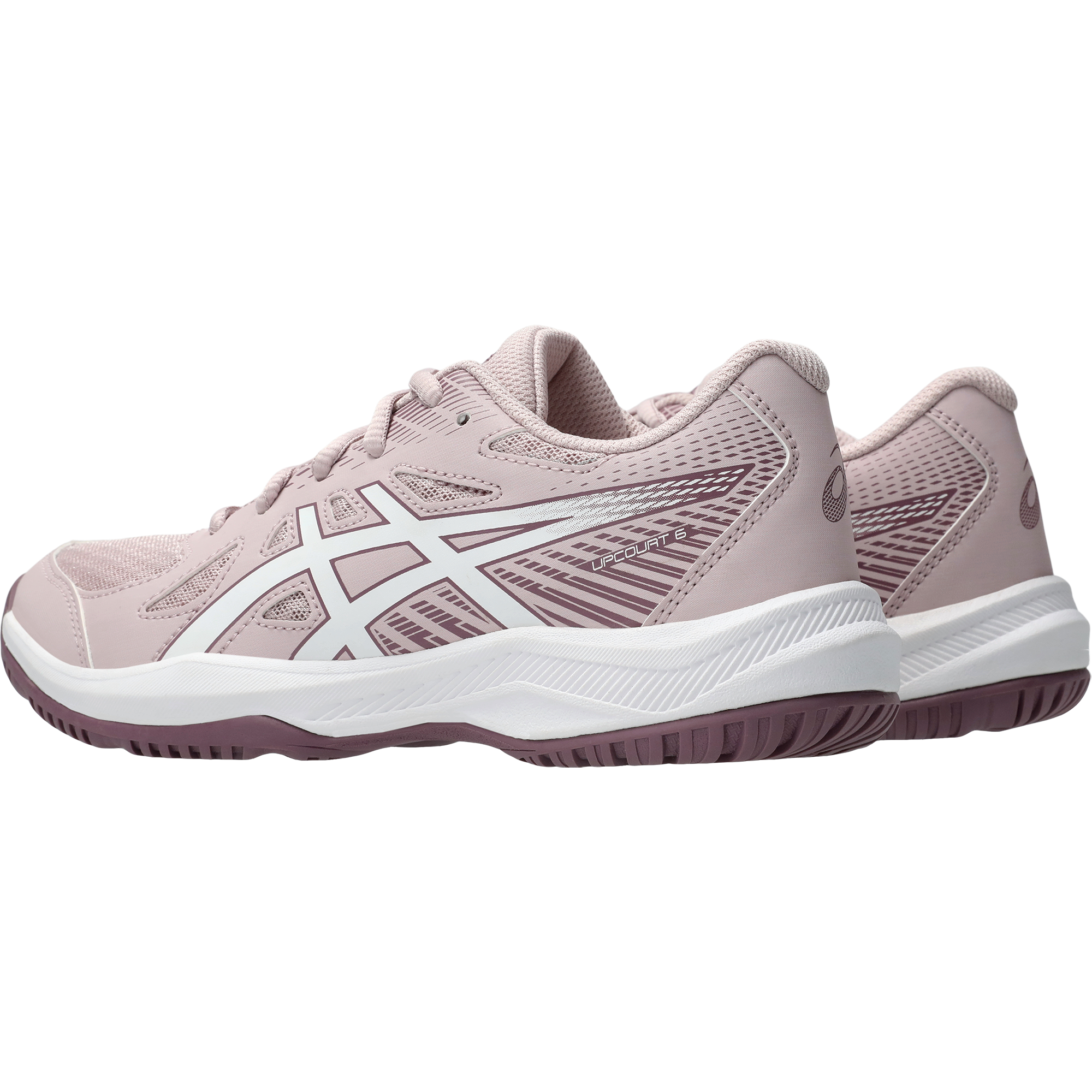 ASICS Upcourt 6 GS Hallenschuhe Kinder watershed rose