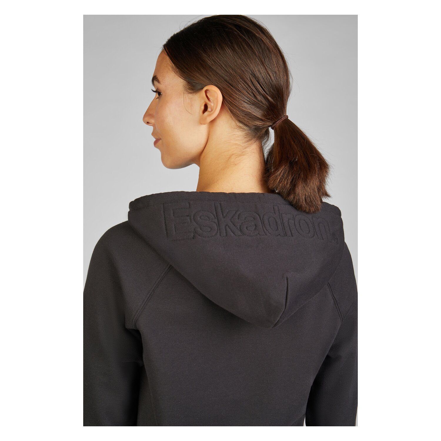 ESKADRON Dynamic Hoodie Tech-Jersey Zip-Hood - black