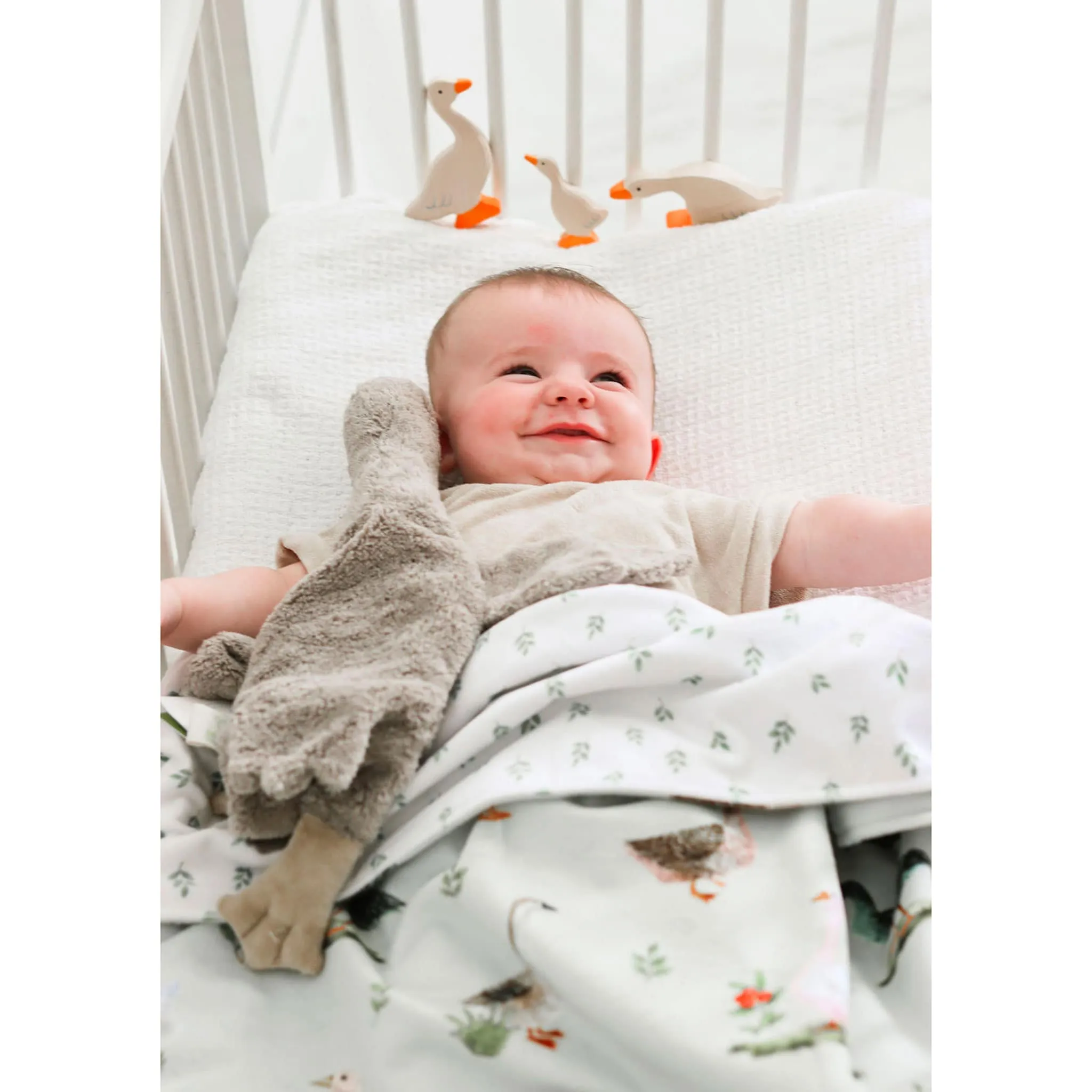 Veille sur Toi Petite Couverture Minky - Les Placoteuses de l'Étang