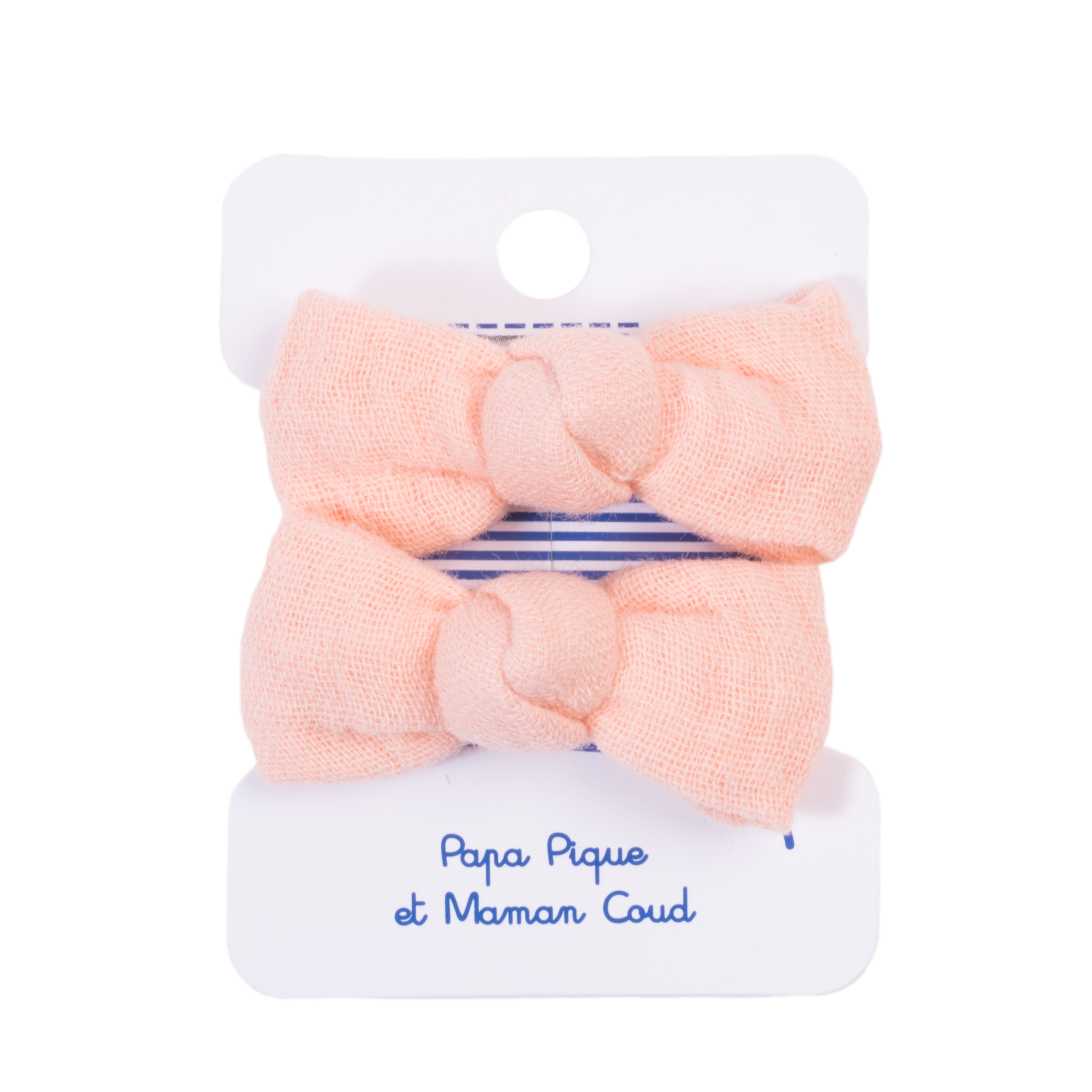 Mousse Petit Noeud Gaze Rose