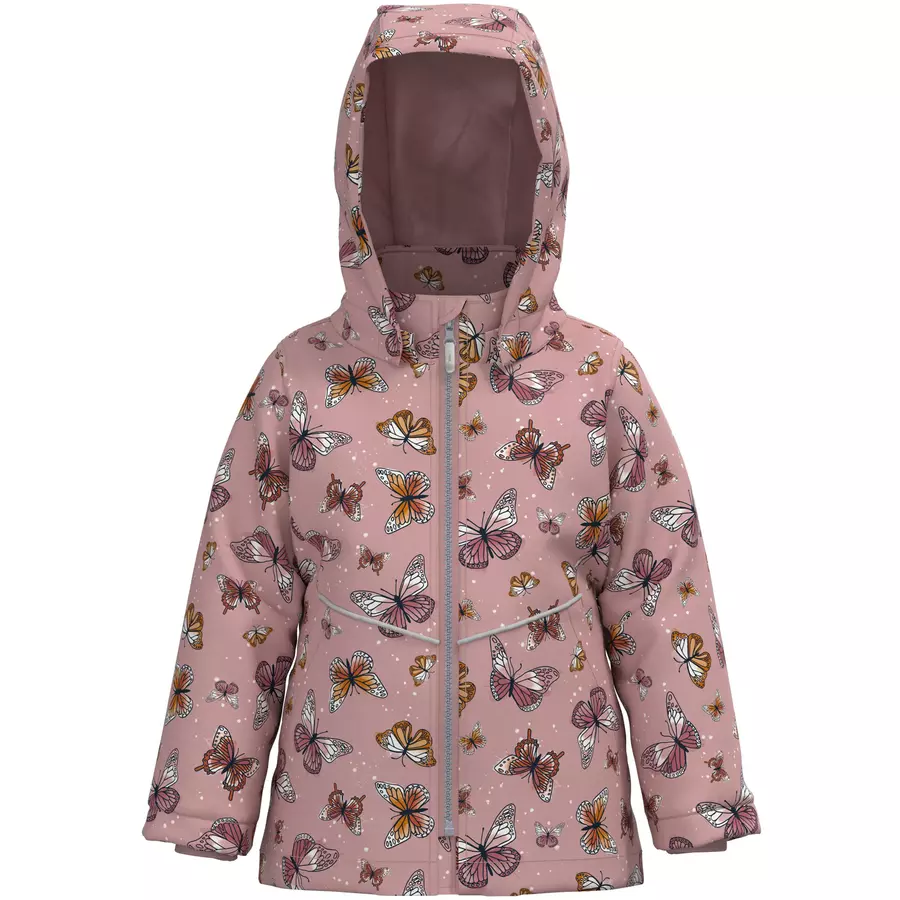 name it Jacke Nmfmaxi Pale Mauve Butterfly