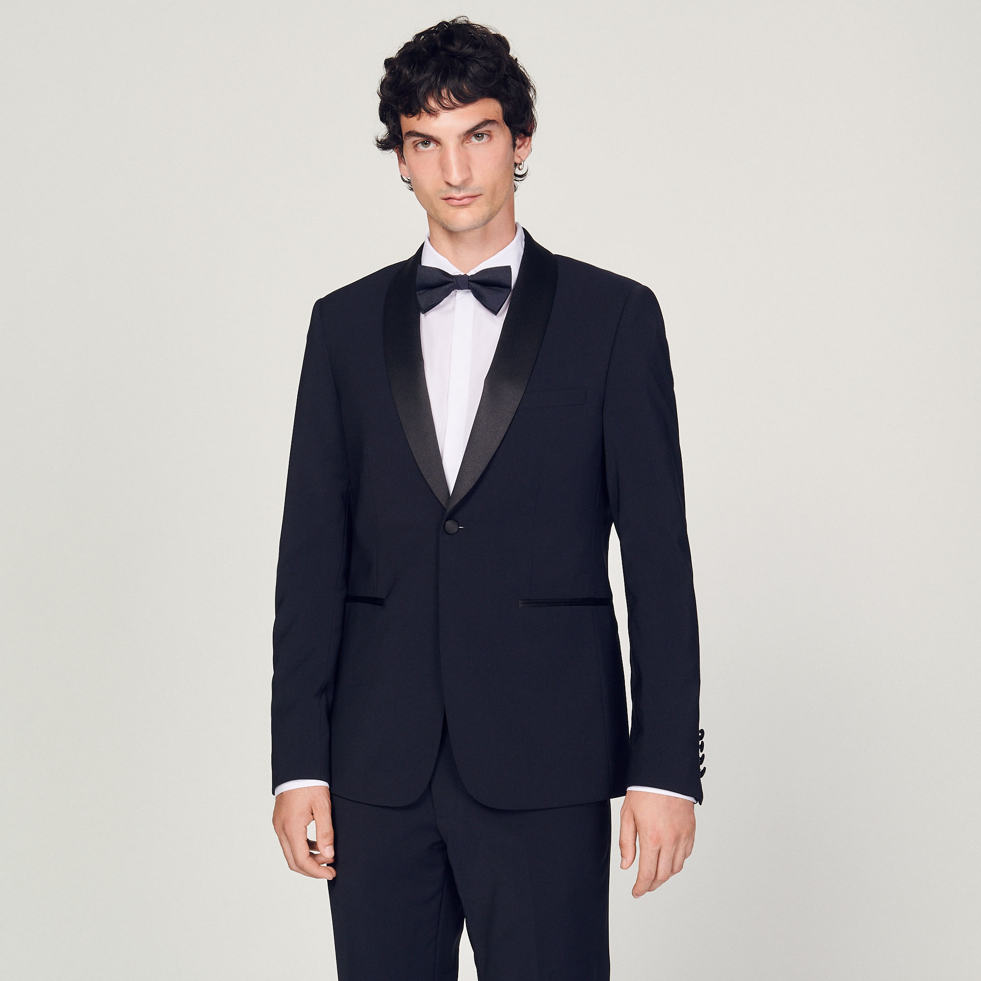 Veste de smoking avec satin