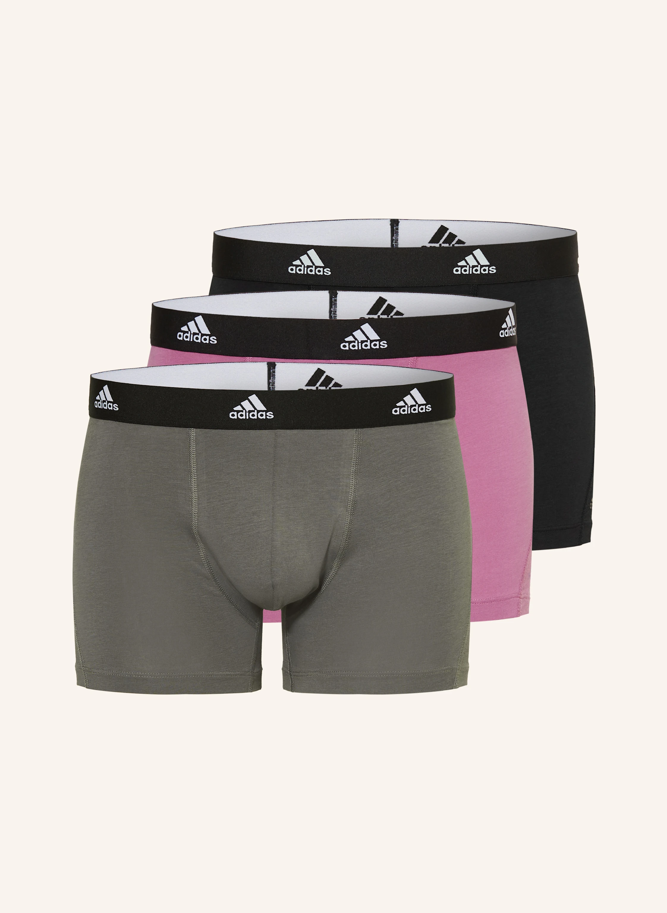 adidas 3er-Pack Boxershorts ACTIVE FLEX COTTON