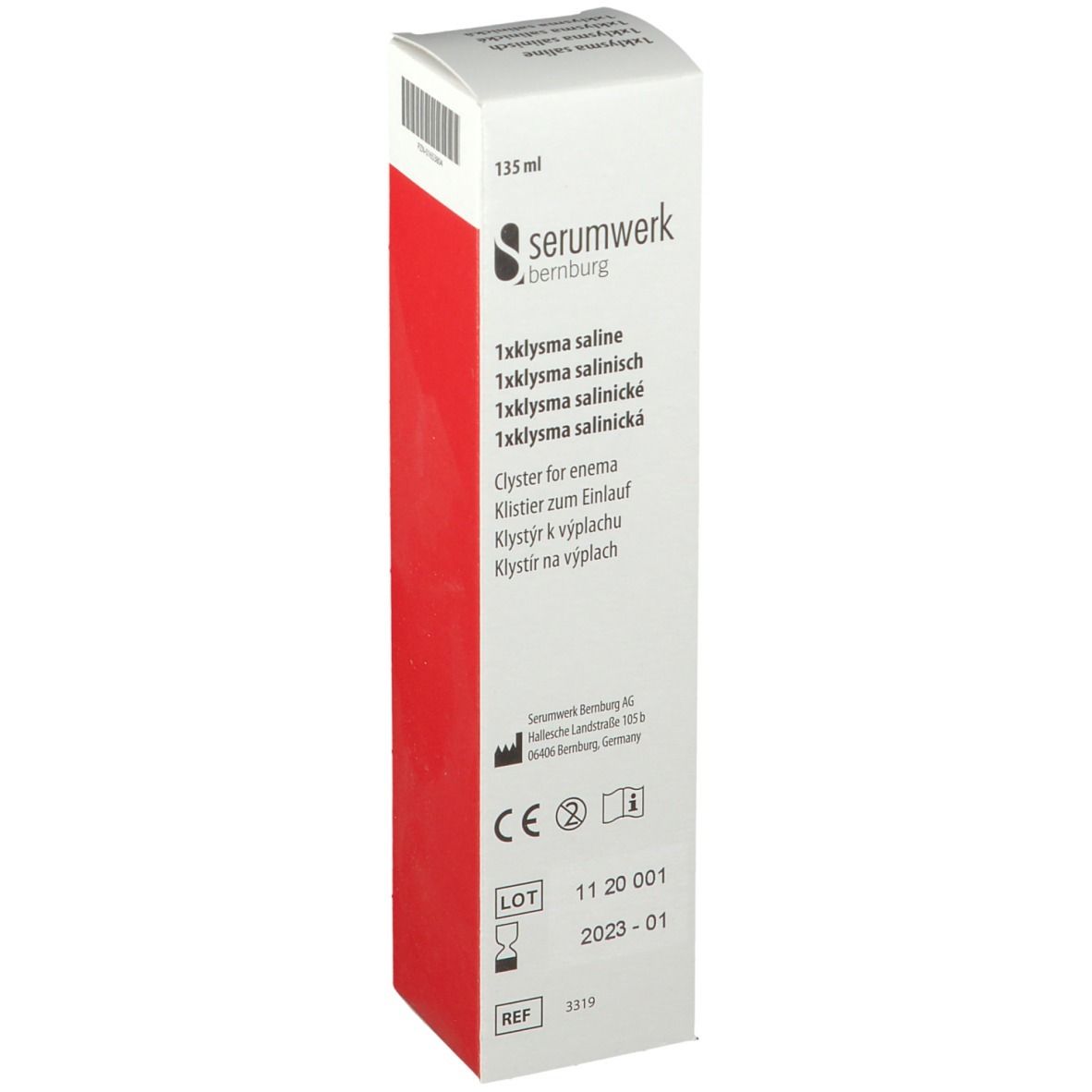 1 x Klysma salinisch 135 ml
