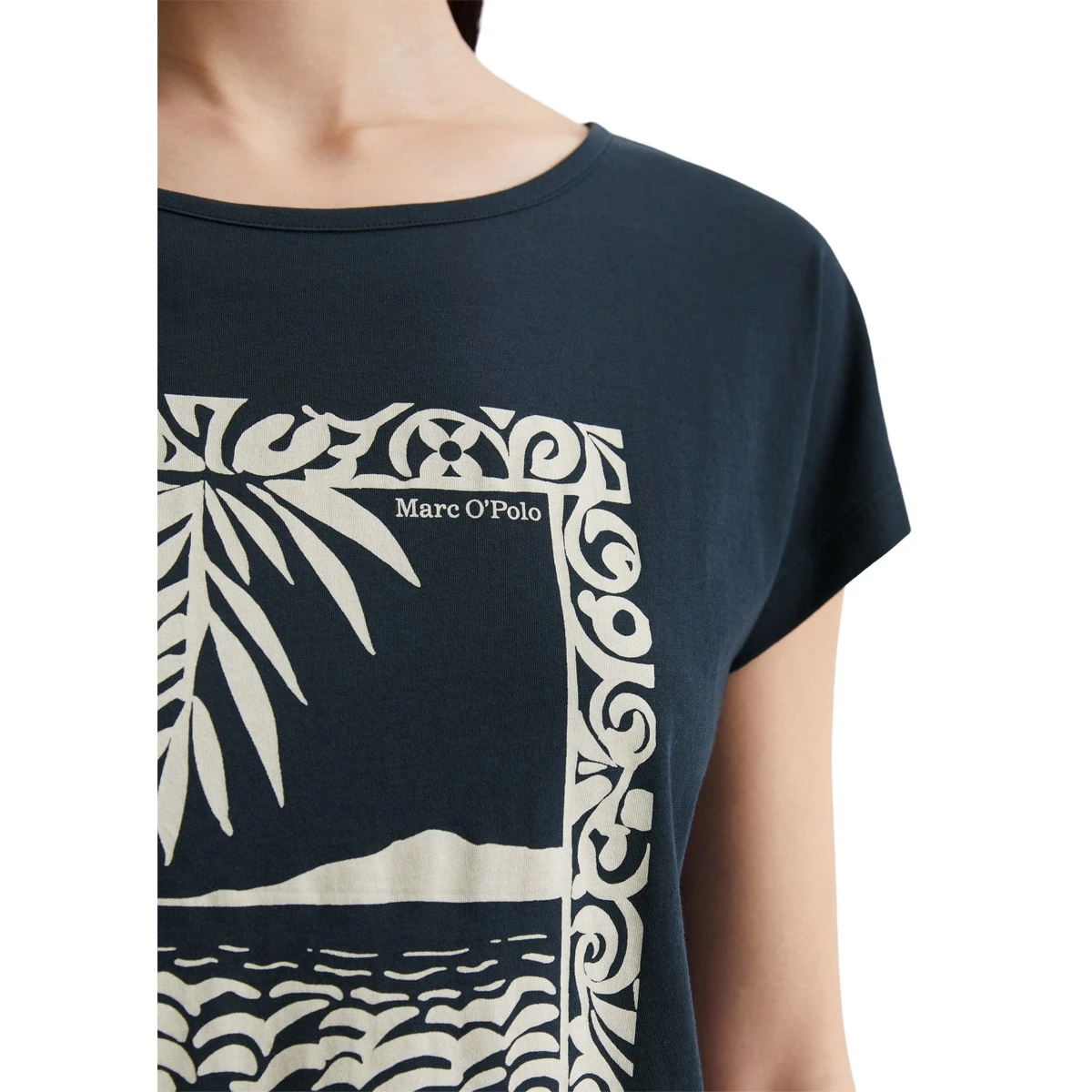 Dames Top Johanne print glitter