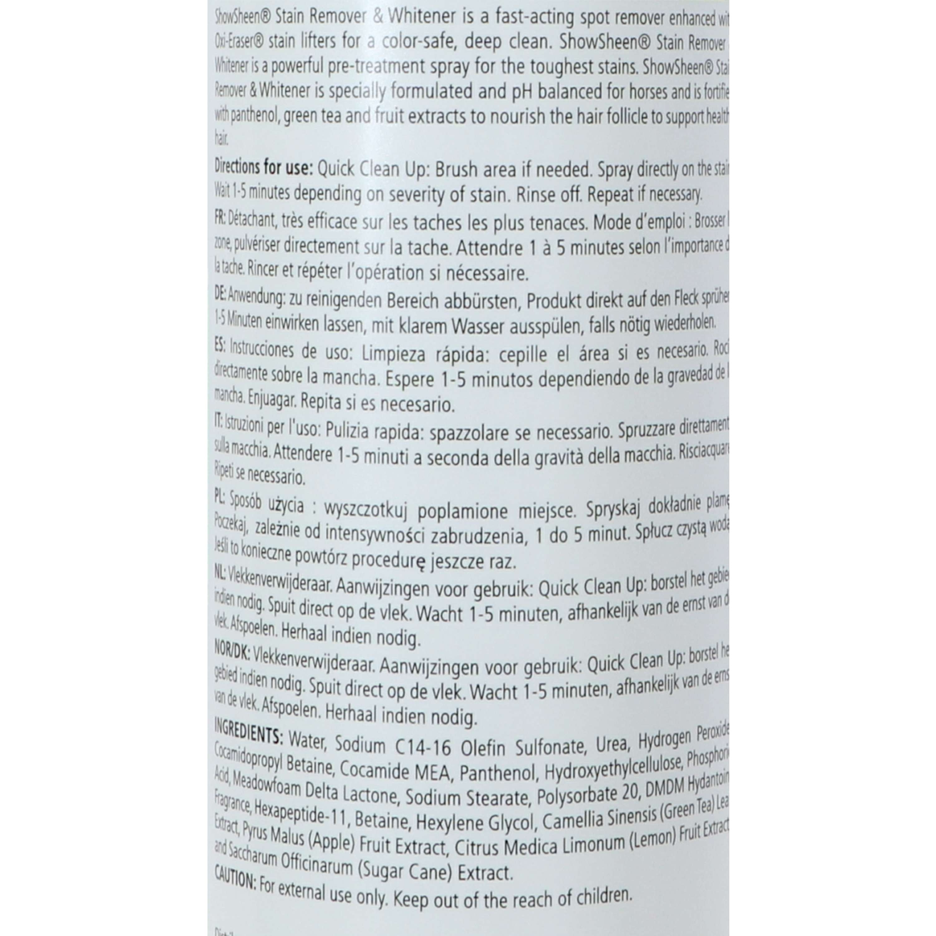 Absorbine Vlekkenspray Stain Remover&Whitener