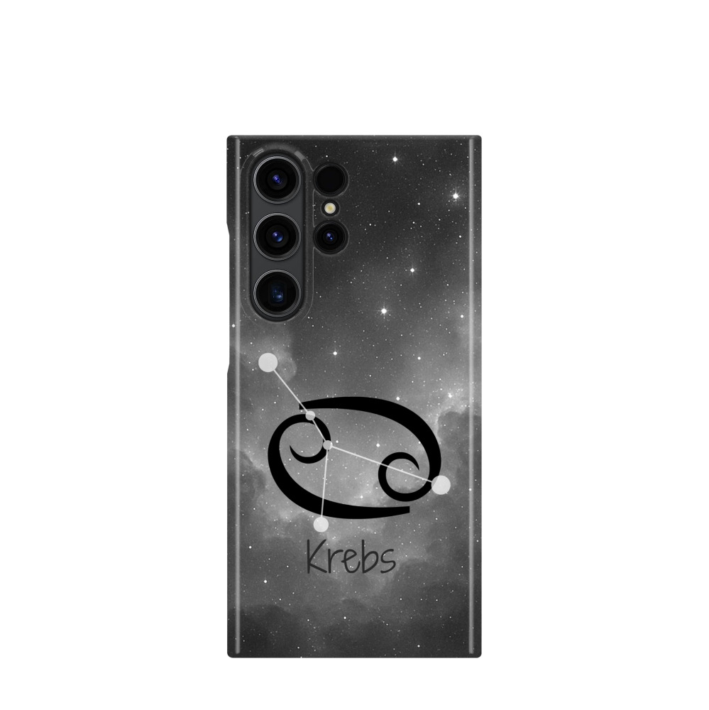 Samsung Galaxy S23 Ultra 5G Kunststoff Hülle Krebs 4 - Grau