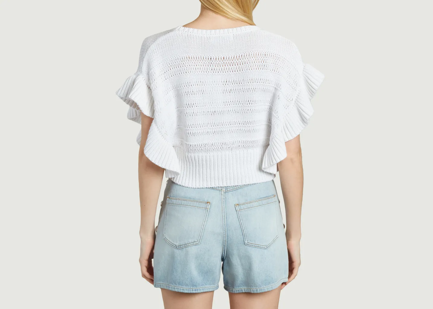 Pull en maille croisée Ouzna IRO
