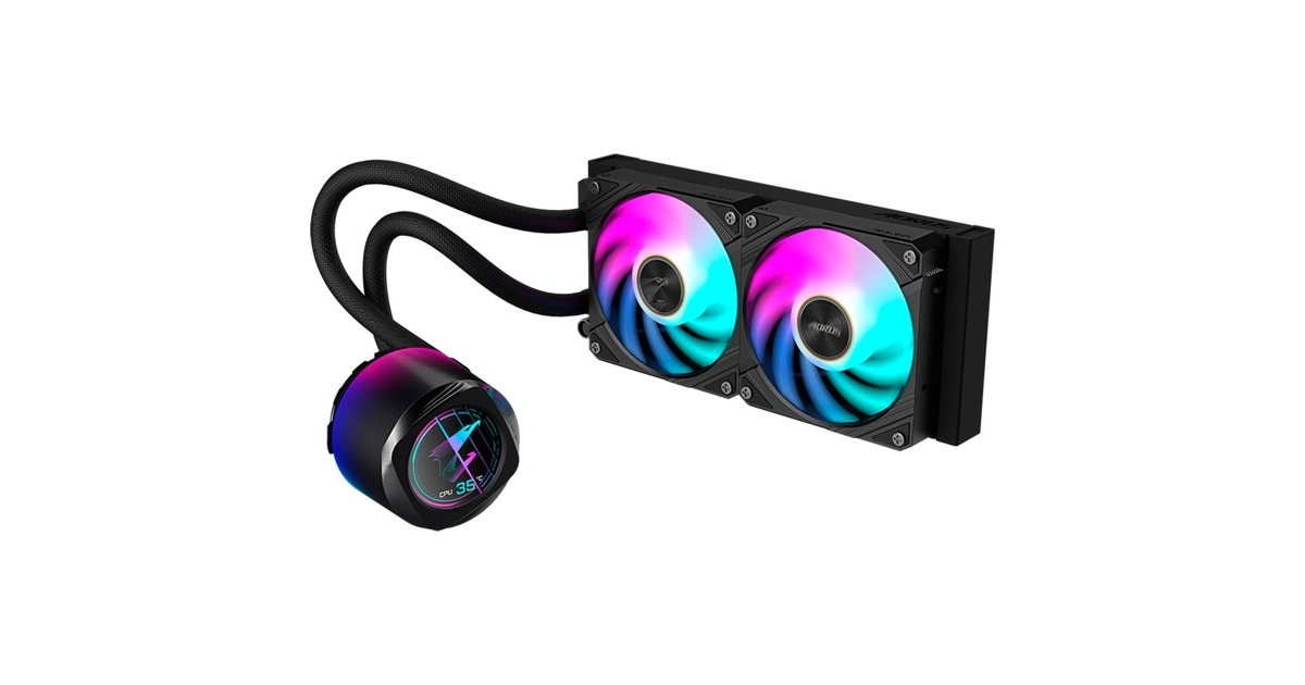 GIGABYTEAORUS WATERFORCE X II 240 waterkoeling  (Zwart)