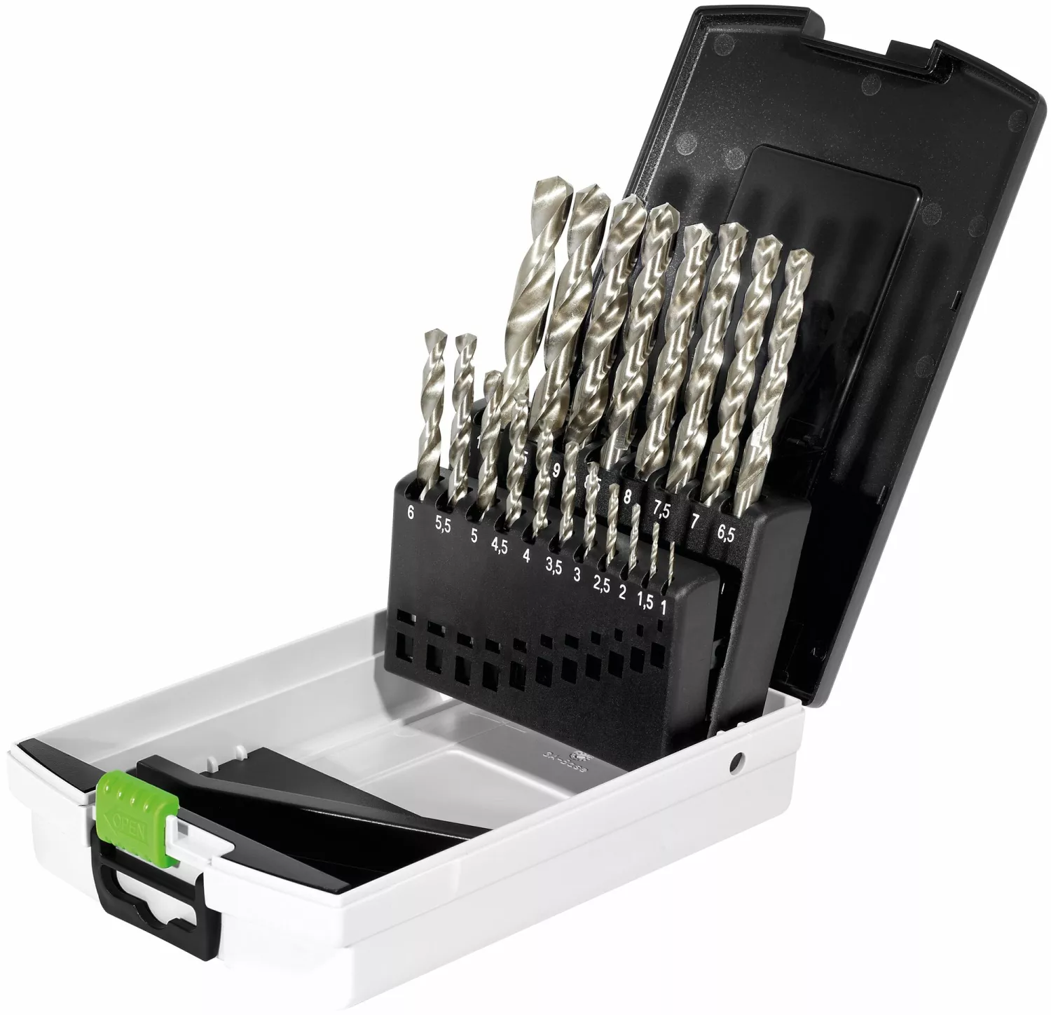 Festool 498981 19 delige Novadrive HSS-spiraalborenset