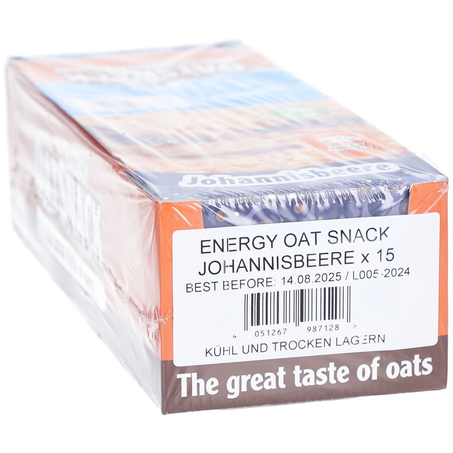 OatSnack Energy Riegel Johannisbeere