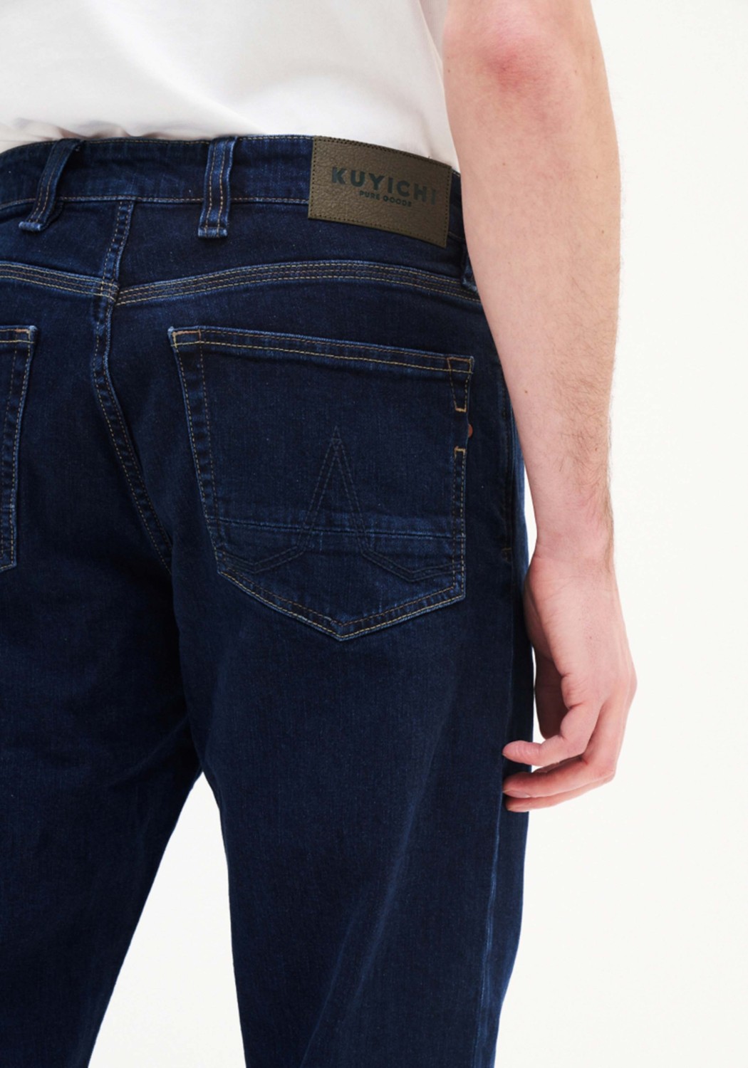 Kuyichi Herren-Jeans Scott Regular Classic Deep Blue