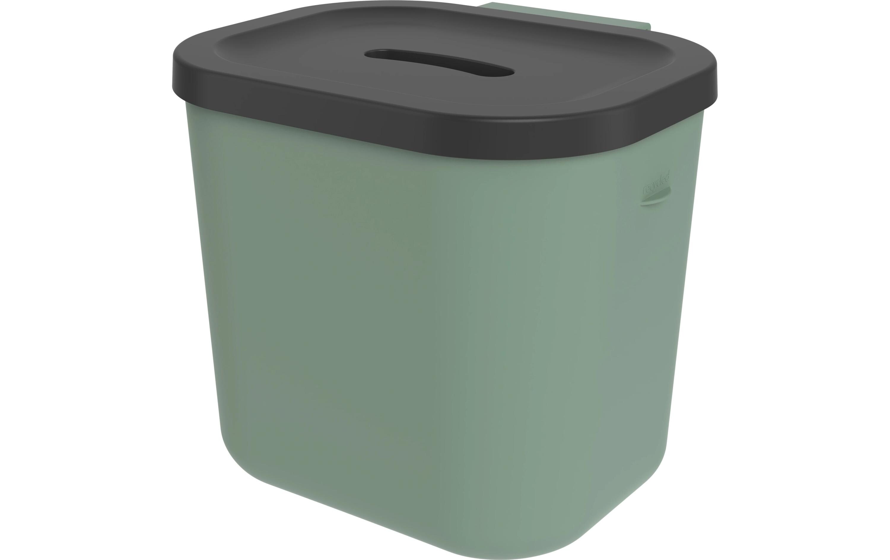 Recyclingbehälter Jive 99.2 l, Grün/Schwarz/Weiss5-teiliges Recycling-Müllsystem
