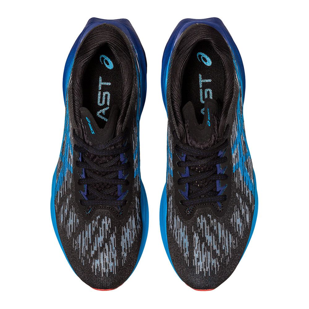 Asics NOVABLAST 3 - Chaussures running Homme black/island blue