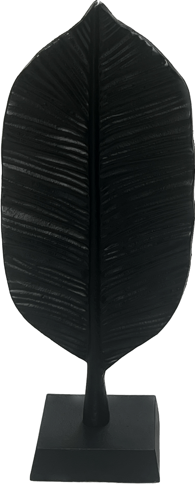 Deco Veer Lorena zwart L15 x B10 x H37 cm