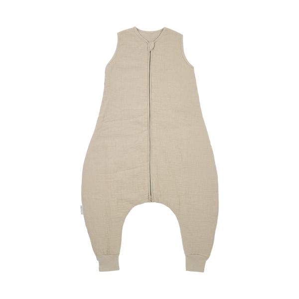 Meyco Baby Slaapzak Jumper Winter Hydrofiel Uni Pre-Washed Sand 104 cm
