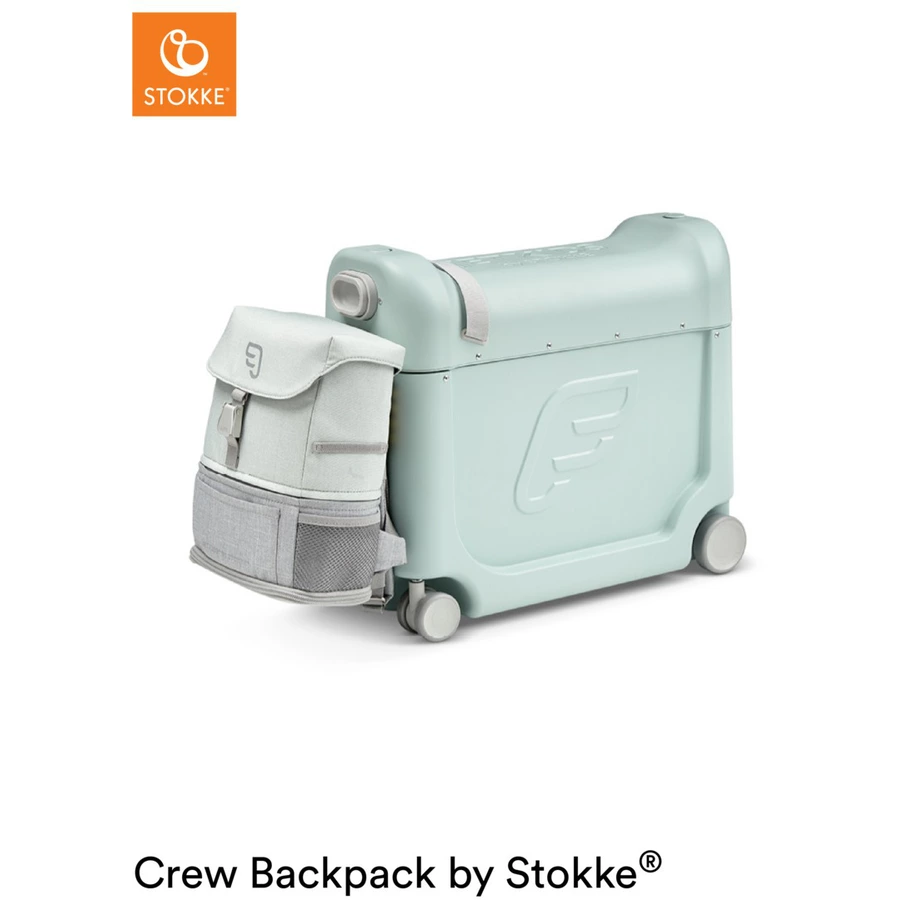JETKIDS™ BY STOKKE® Aufsitzkoffer BedBox™ mit Crew BackPack™ Green