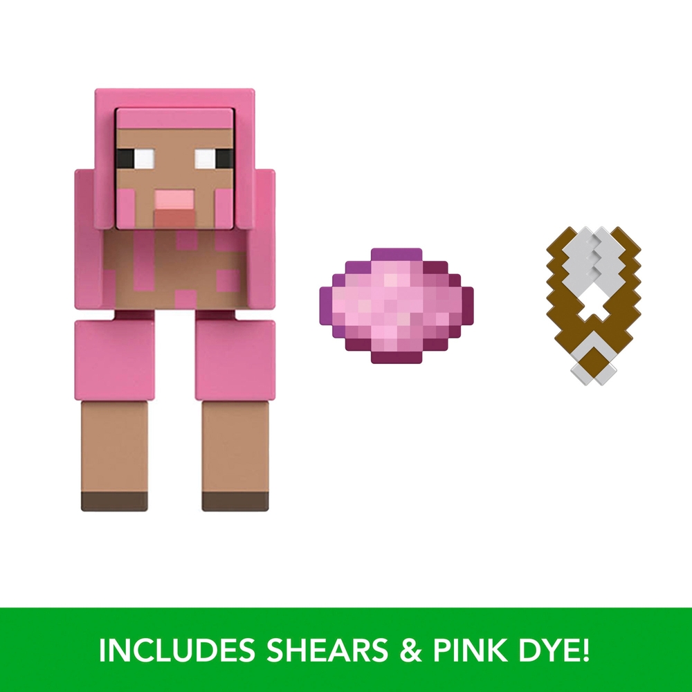 Minecraft Core 8cm Actionfigur - Gefärbtes Schaf