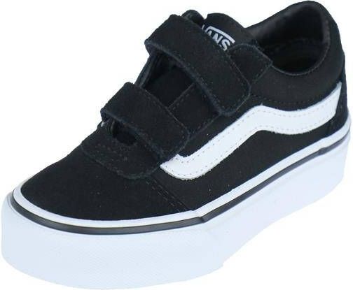 Vans Youth Ward V Suede Canvas Jongens Sneakers Black White