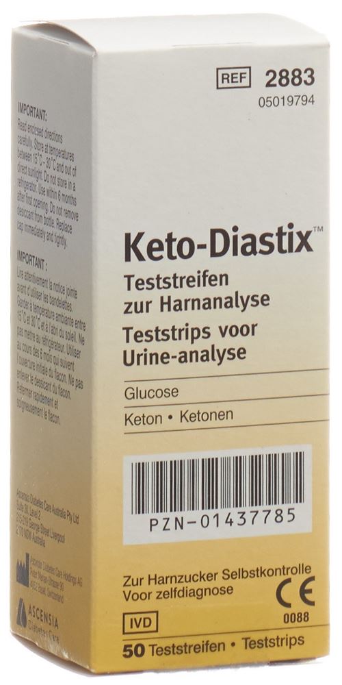 KETO DIASTIX Streifen<br>50 Stück