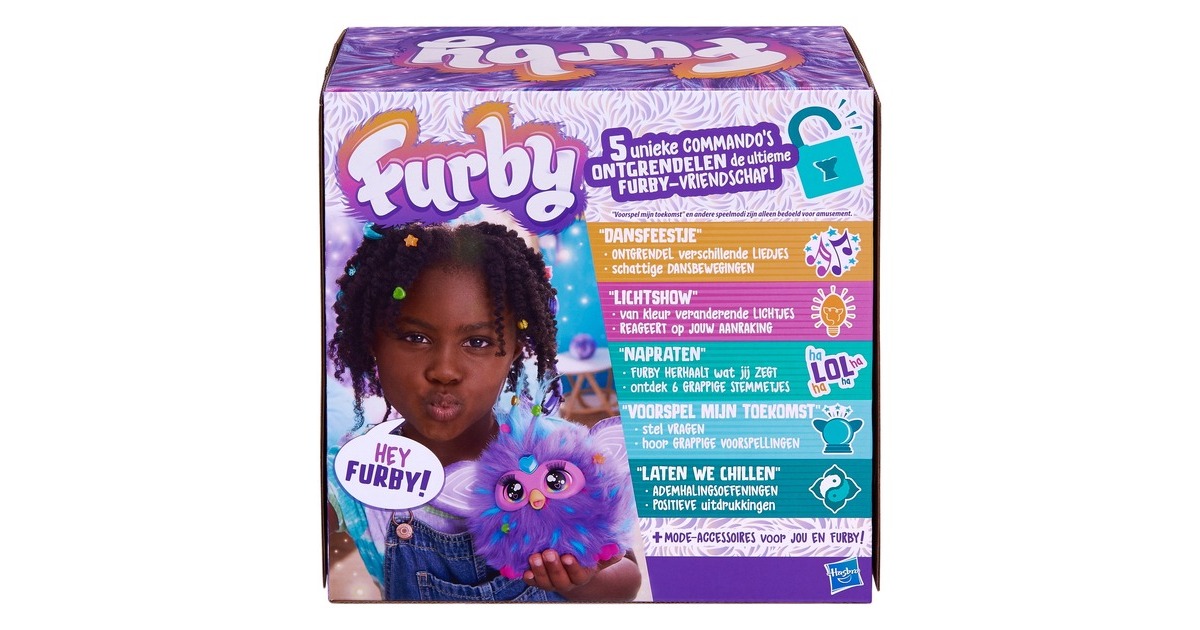 HasbroFurby Paars Pluchenspeelgoed