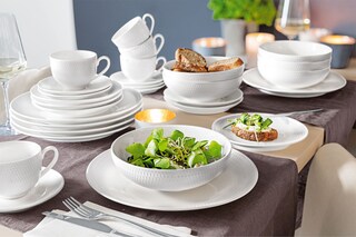 MAXWELL & WILLIAMS Espressotassen Set DIAMONDS 8-teilig weiß