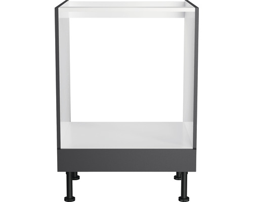 Optifit oven ombouwkast Ingvar420 BxDxH 60x58,4x87 cm antraciet mat gedemonteerd