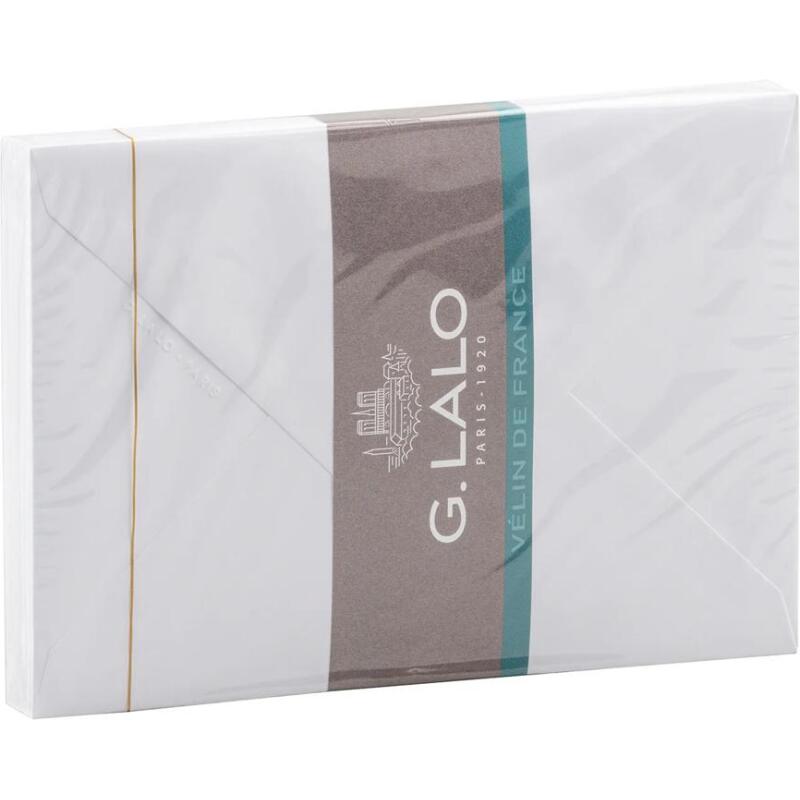 20 enveloppes Vélin doublées C6 (114x162mm)gommées - extra blanc